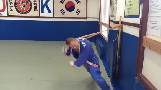 ippon seoi nage practice demo .