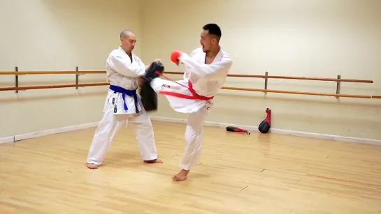 Mawashi Geri Training for Kumite .