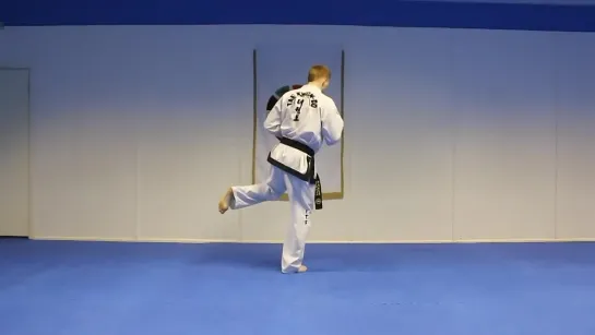 Taekwondo 360 Back Kick Tutorial .