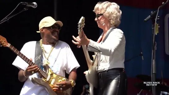 Samantha Fish and Eric Gales - "Black Wind Howlin" - Crossroads Guitar Festival (2023)