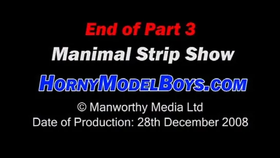 HornyModelBoys - Strip Show 13