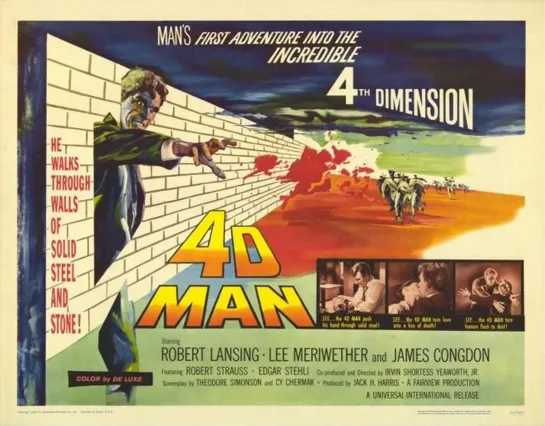 Человек четвертого измерения (4D Man) 1959