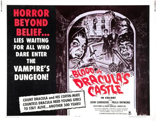 Кровь замка Дракулы (Blood of Draculas Castle) 1969