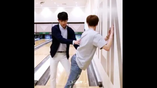 [V App] Наказание проигравшего @ GOT7ing EP07 'Bowl'ing