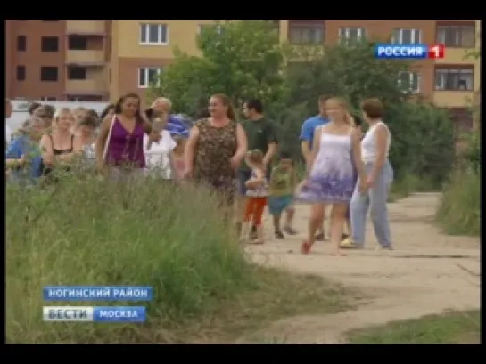 Сюжет Вести Москва от 07.07.2014г о незаконном строительстве многоэтажек в поселке Зеленом.