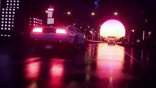 Outrun - DMC Delorean Live Wallpaper