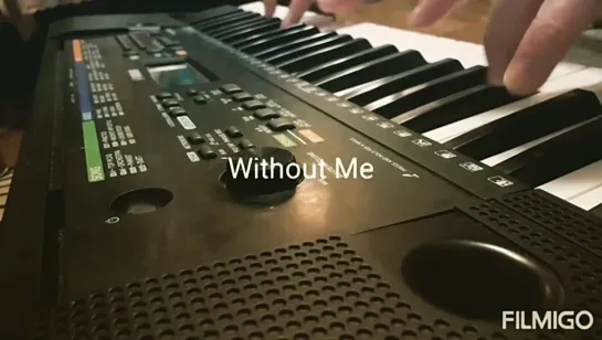 Without Me-Through the Skies(piano припев cover)