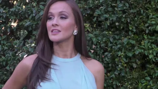 Crystal Lowe arriving to the 2015 Summer TCA Tour