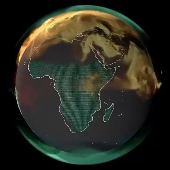 NASA: как выглядят выбросы CO2 на поверхности Земли