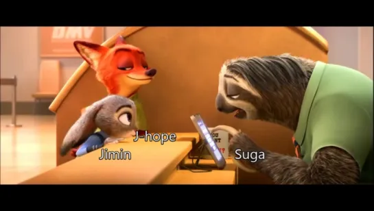 if BTS were in Zootopia