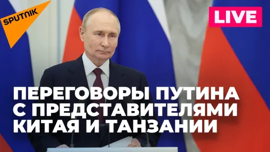 Путин проводит переговоры с высшими должностными лицами Китая и Танзании