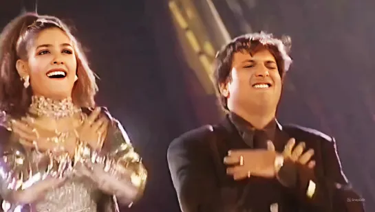 Говинда и Равина Тандон на концерте 2000 | Govinda, Raveena Tandon | болливуд | индийское кино