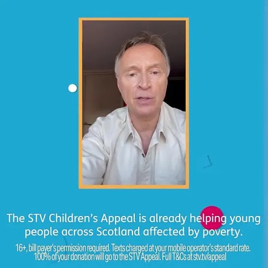 the STV Children's Appeal - Robert Carlyle