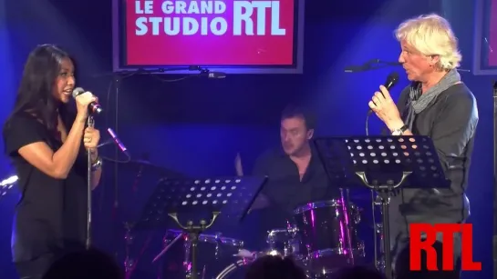 Anggun & Gérard Lenorman "IL" en live dans le Grand Studio RTL