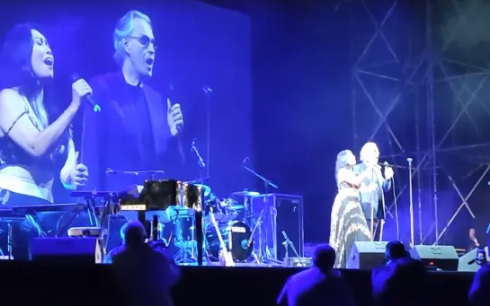 Andrea Bocelli & Anggun: "Can't Help Falling In Love" (Live, Italy 2021)