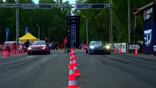 Chevrolet Corvette ZR1 vs Mercedes SLS AMG vs Mercedes C63 AMG | Unlim 500+,заезд,drag racing,тачка,машина,автомобиль,суперкар