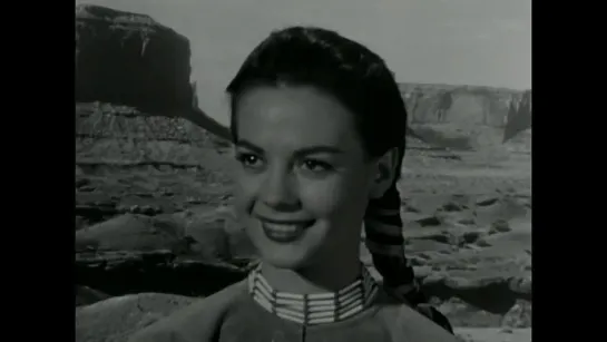 GIG YOUNG INTERVIEWS NATALIE WOOD IN "THE SEARCHERS" (1956)