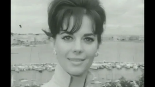 Natalie Wood and Warren Beatty at the Cannes Film Festival (1962)