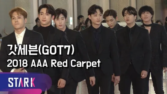 [EVENTS] GOT7, 2018 AAA Red Carpet)