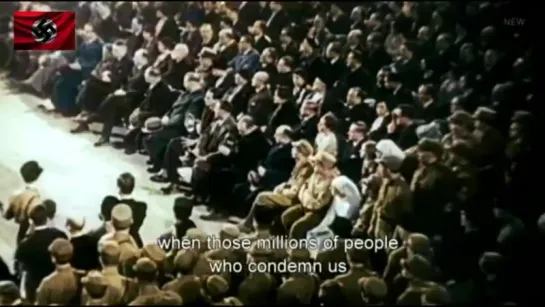 Adolf Hitler - The Flood Comes again - Powerful National Socialistic rally.