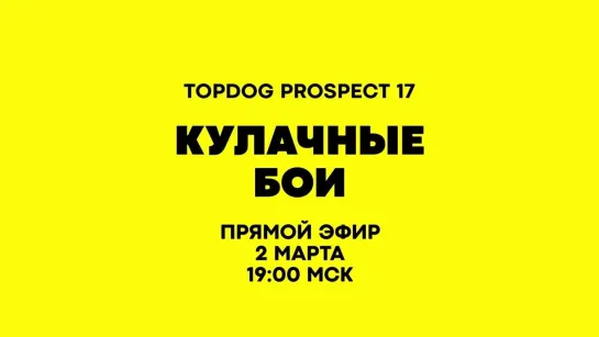 TOPDOG Prospect 17 | Денис Погодин vs Валерий Заботин