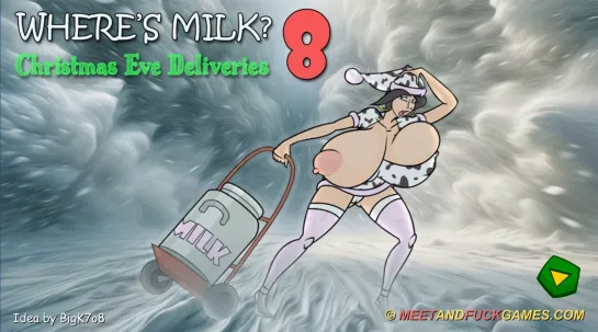 Эротическая флеш игра Wheres the Milk 8 Christmas Eve Deliveries только для взрослых!!!