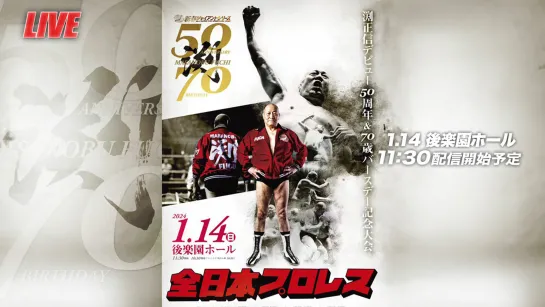 Смотрим AJPW New Year Giant Series 2024 - День 3