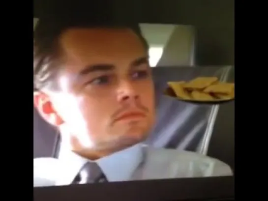 Leonardo DiCaprio won't eat his cereal (Vine)