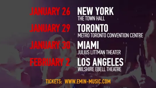 EMIN TOUR 2019 USA