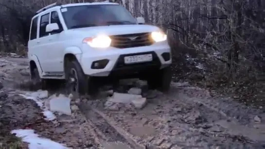 NEW UAZ PATRIOT 2015 Штурм бездорожья