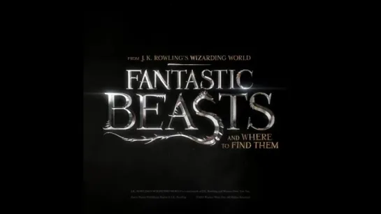 Fantastic Beasts teaser trailer