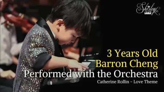 Three Years Old Baby Barron Plays with the Orchestra