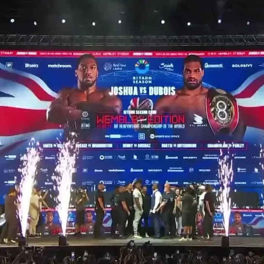 👀Битва взглядов AJ и Динамита🔥🔥🇬🇧🥊