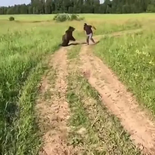 А вот такие развлечения, у дачников из Подмосковья 😱😱😱