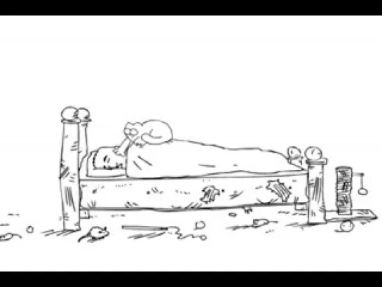 Simon's Cat in "Cat Man Do"