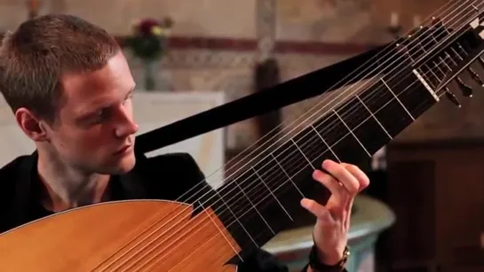 Robert de Visée Prélude et Allemande, Jonas Nordberg, theorbo