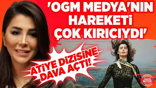 OGM MEDYANIN HAREKETİ ÇOK KIRICIYDI Atiye Kitabının Yazarı Şengül Boybaştan Olay Açıklamalar