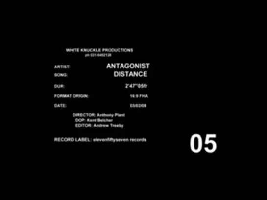 Antagonist - Distance