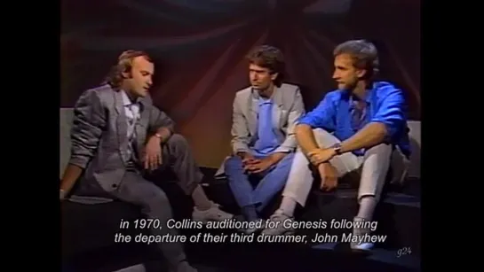 Phil Collins- Genesis interview 1986