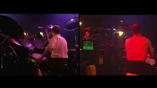 Phil Collins - Colours (live 1990) - Drum Cam Phil and Chester