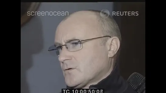 Phil Collins in Lebanon, Beirut during world tour to help children with cancer