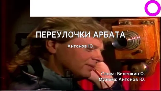 Юрий Антонов - Переулочки Арбата (караоке)