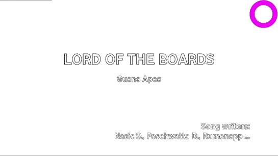 Guano Apes - Lord Of The Boards (караоке)