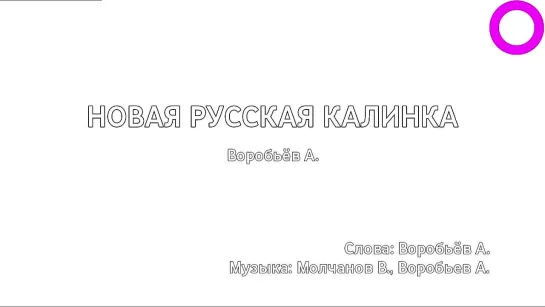 Алексей Воробьёв - Новая Русская Калинка (караоке)