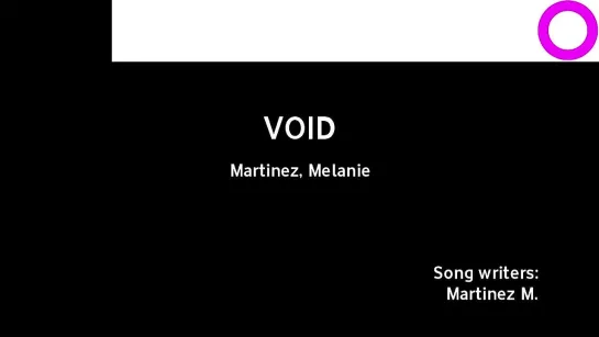 Melanie Martinez - VOID (караоке)