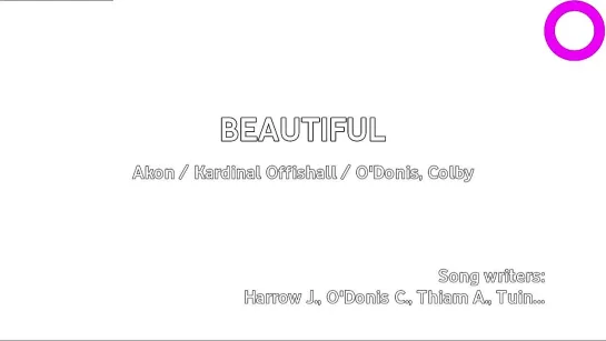 Akon, Kardinal Offishall, Colby ODonis - Beautiful (караоке)