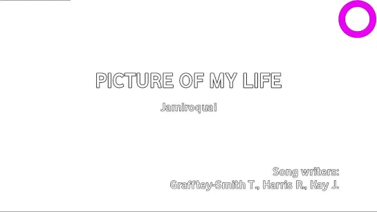 Jamiroquai - Picture Of My Life (караоке)