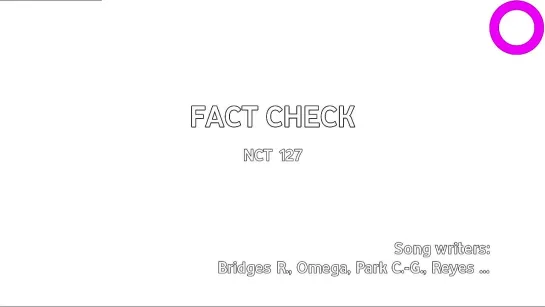 NCT 127 - Fact Check (караоке)