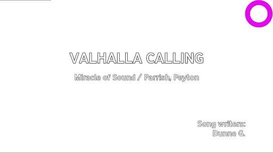 Miracle of Sound, Peyton Parrish - Valhalla Calling (караоке)