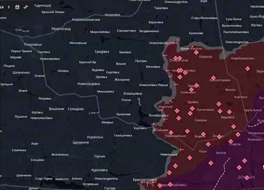 Прорыв ВС РФ на Донбассе в динамике